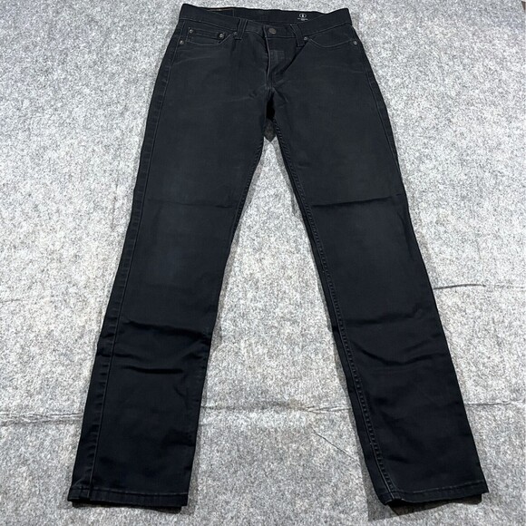 Levi's 511 Men's Black Slim Leg Jeans Dark Wash Denim Sz 30 x 32 All Season Tech - Picture 1 of 11